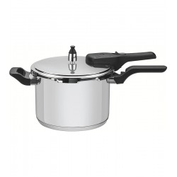 Panela de Pressão 6 Litros 22cm Brava em Aço Inox Tramontina com Fundo Triplo